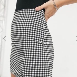 gingham skirt